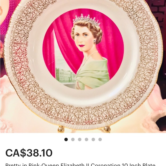 Queen Elizabeth plate - Picture 5 of 6